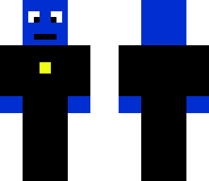 blue man