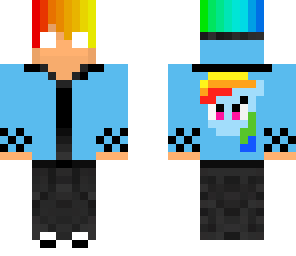 herobrine rainbow dash