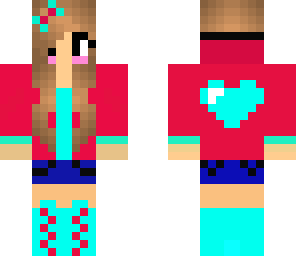 cute heart girl