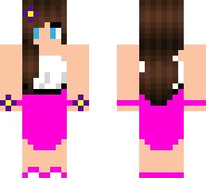 pink dress skin 