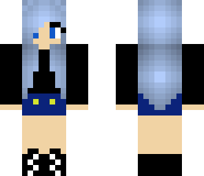 blue hair girl