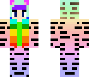 rainbow leapard girl