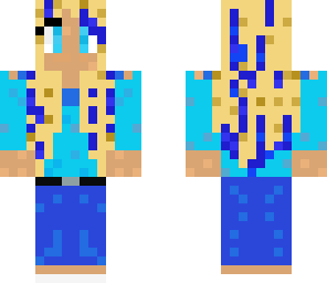 courtney in blue