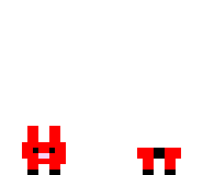 cute red bunny