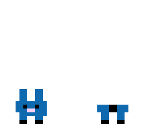 cute cyan bunny