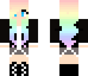 pasel rainbow girl