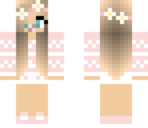 pink winter girl