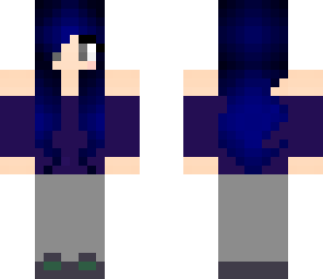 blue hair