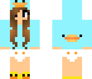 edited cute baby duck girl