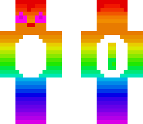 rainbow cat that can shot pigs out it's eyes