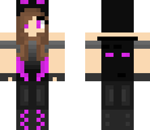 ender hoodie girl with tie-die hair