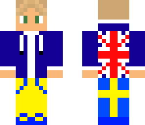 fixed version of sweden and britian flag guy