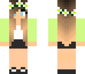 spring green girl
