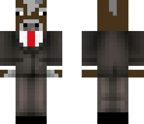 fancy cow in a suit