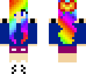 rainbow girl