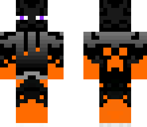 orange fire enderman dj