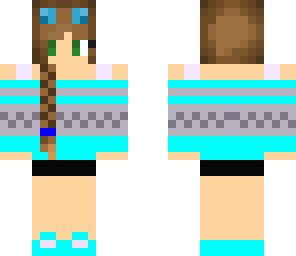light blue sweater girl