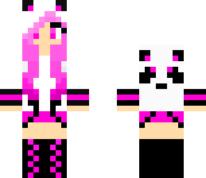 edited panda girl