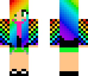 rainbow tie girl