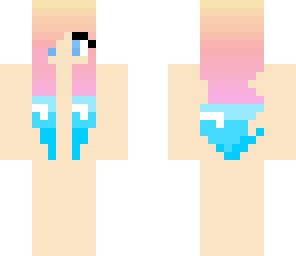 wet pastel hair