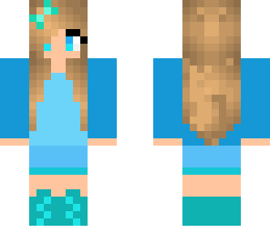 plain blue gal