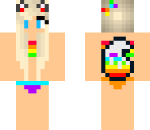 rainbow bikini