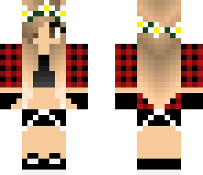 plaid flower girl