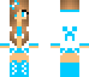 cute blue girl