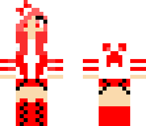 red creeper girl