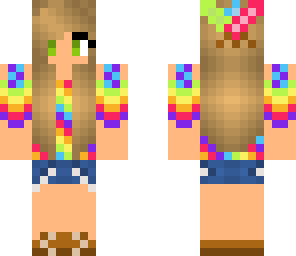 tie dye girl