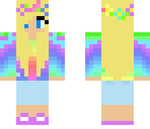 rainbow girl edit