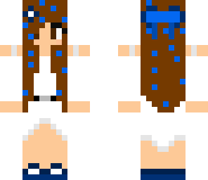 blue and white