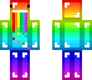 rainbow block puking