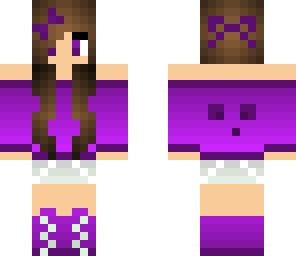 purple girl slime