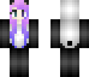 girl with panda onesie