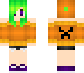 jack-o-lantern girl