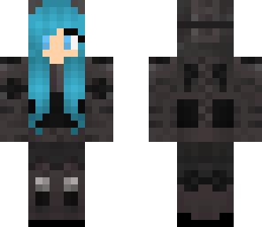 blue haired graser fangirl