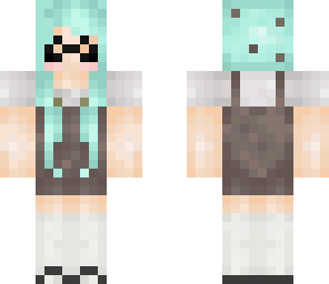 chibi mint ice cream girl