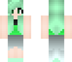 human flying mint bunny