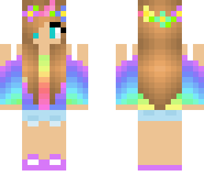 rainbow girl edit