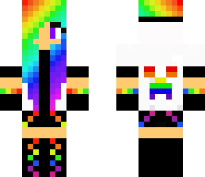 rainbow creeper girl