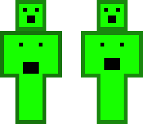 double face green goo monster