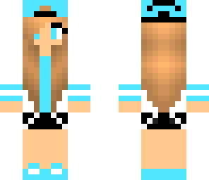 cute blue tomboy