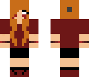 scary ginger with blood eyes