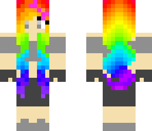 rainbow girl