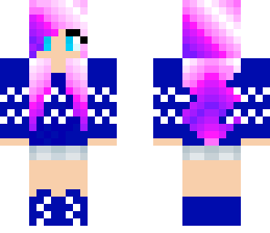 cute purple girl