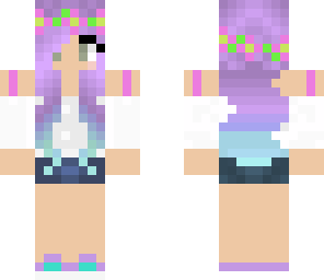 purple pastel hair