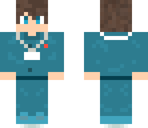 doctor in scrubs