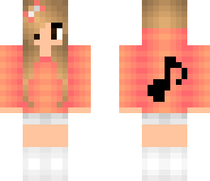 music note girl