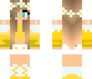 yellow daisy girl